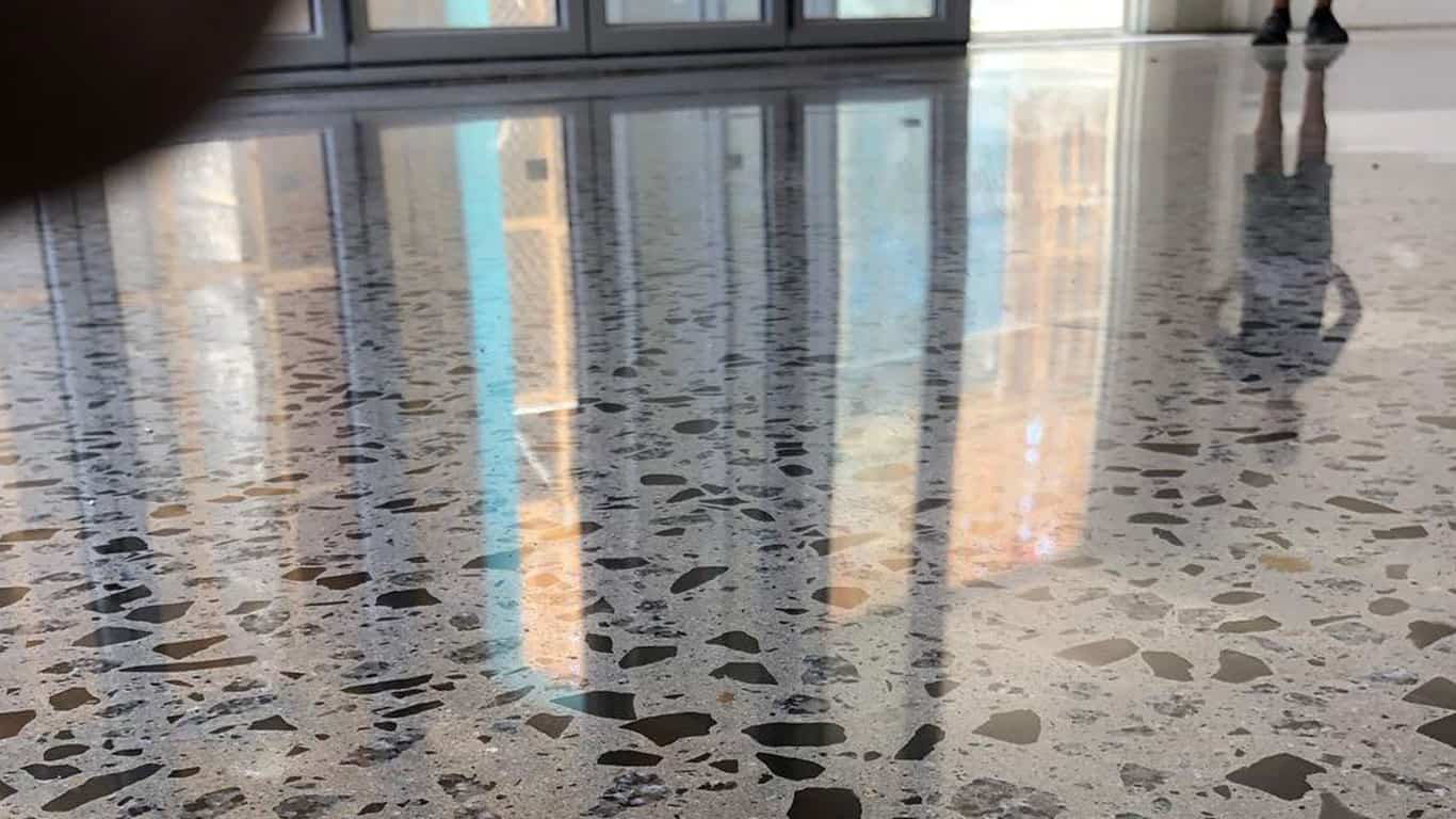 Morwell warehouse polished concrete floors